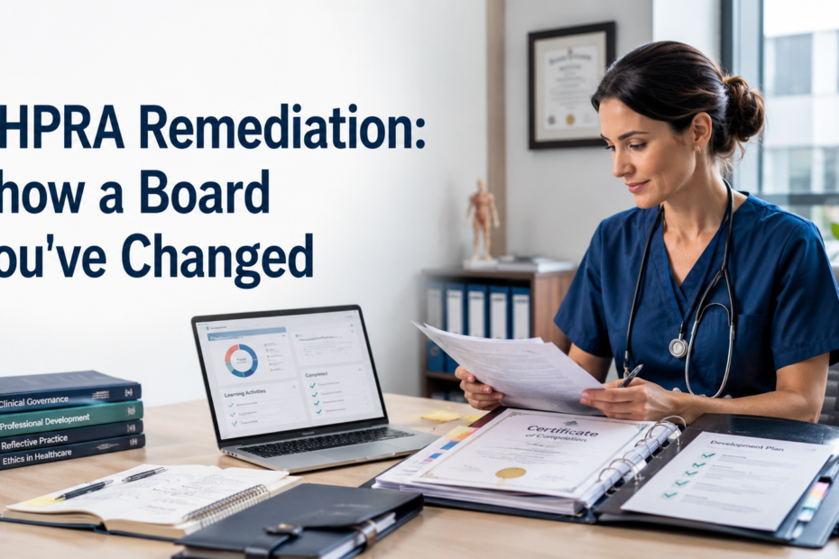 AHPRA Remediation: Show a Board You've Changed