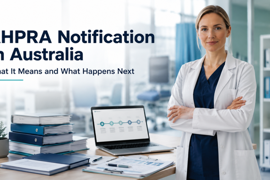 AHPRA Notification: Process, Stages & Outcomes