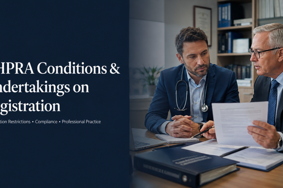 AHPRA Conditions & Undertakings on Registration