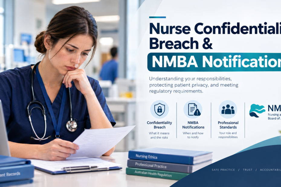 Nurse Confidentiality Breach & NMBA Notifications