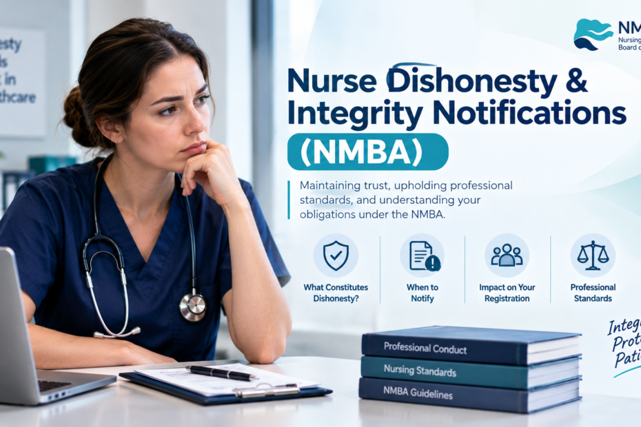 Nurse Dishonesty & Integrity Notifications (NMBA)