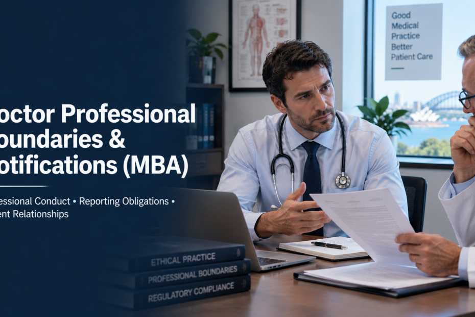 Doctor Professional Boundaries & Notifications (MBA)