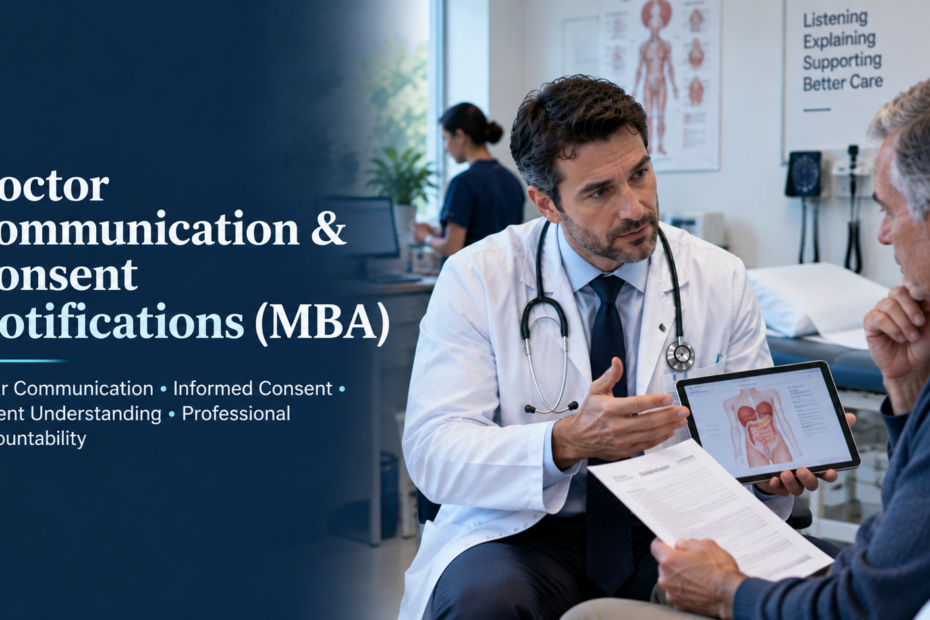 Doctor Communication & Consent Notifications (MBA)